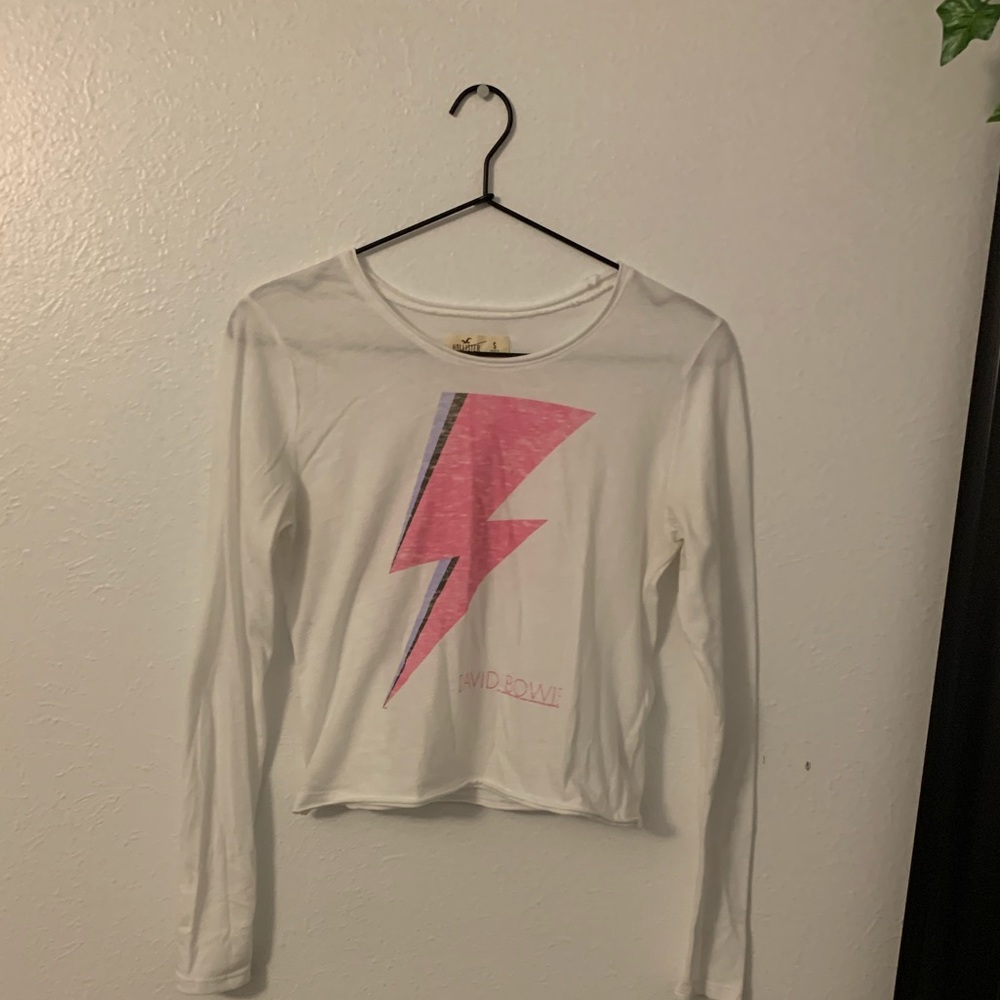 hollister white long sleeve